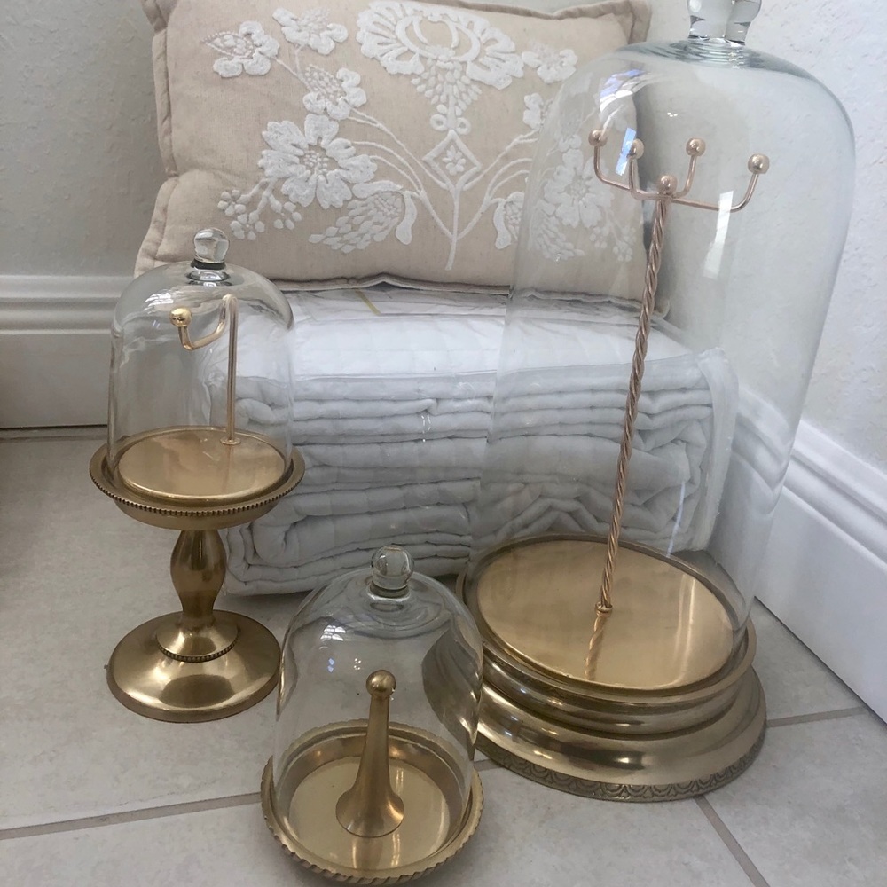 Pottery Barn Glass Clotche (ALL PIECES)